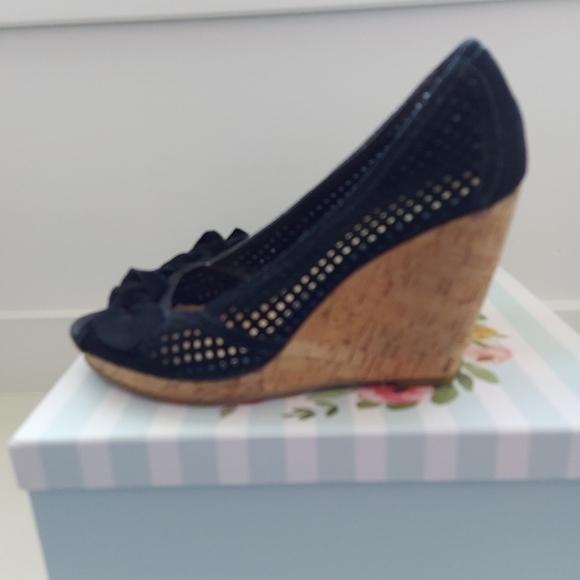 Nine West wedge shoes size 7.5 - Picture 4 of 7